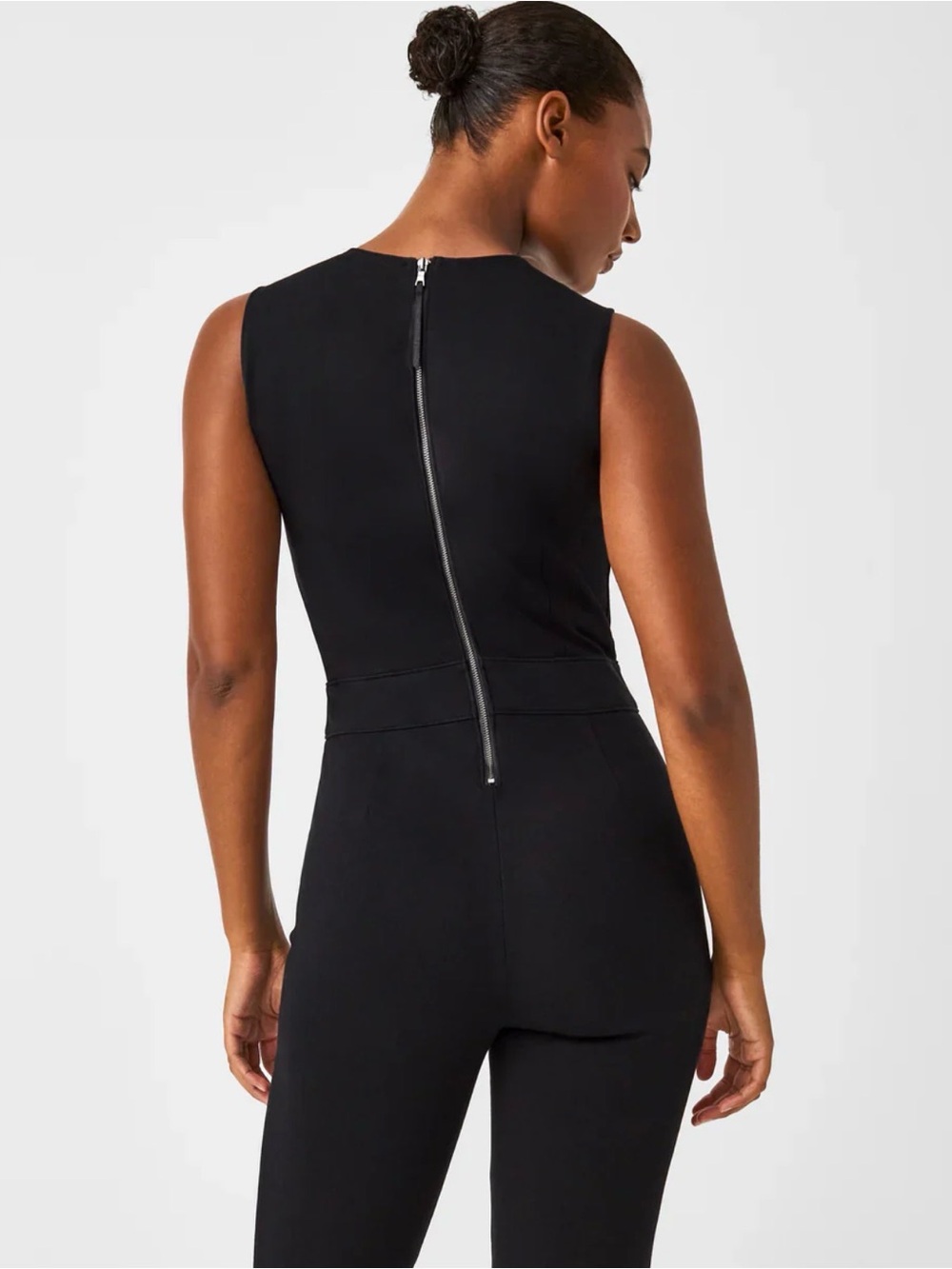 SPANX The Perfect Sleeveless Jumpsuit Size LP Petite NWT - Picture 2 of 7